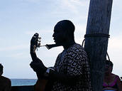 Live music playing on the Tamarind dhow